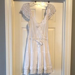 Free People White Lace Dress